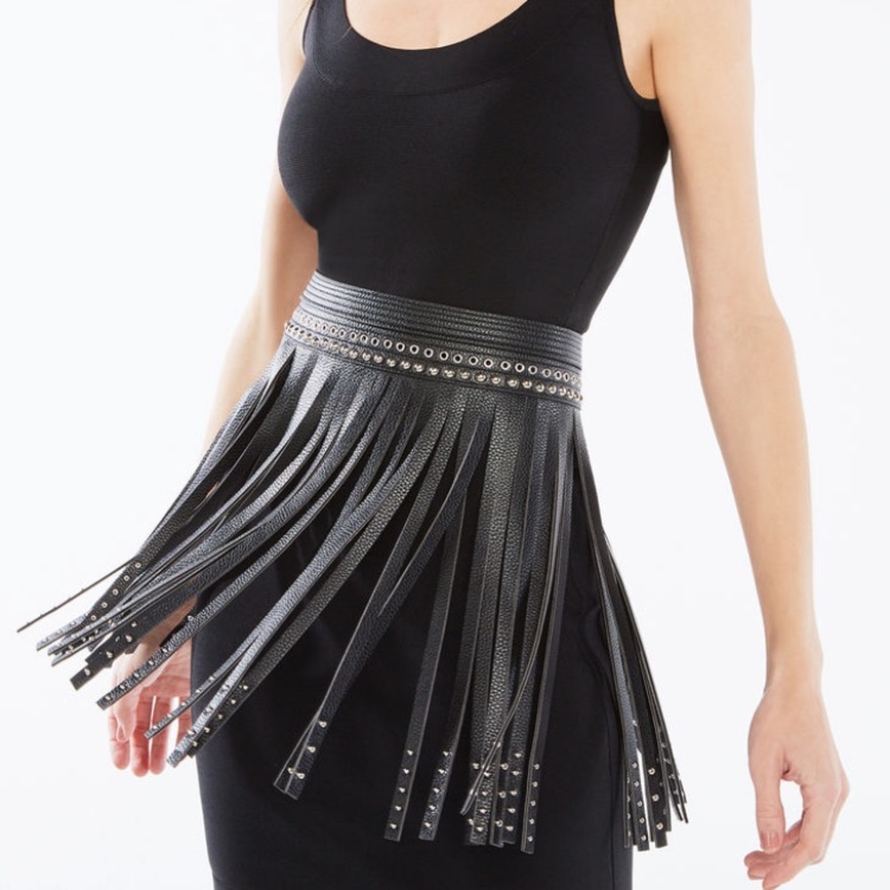 BCBG fringe belt